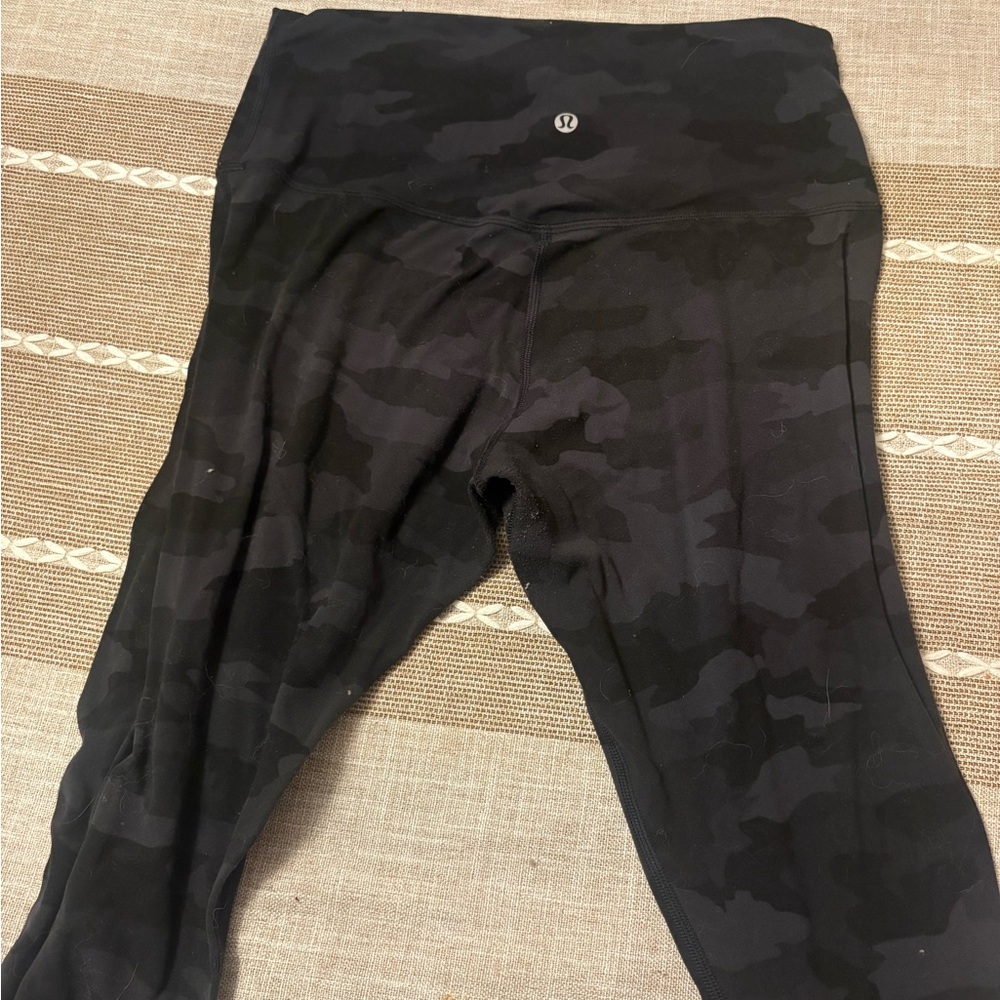 lululemon athletica Black Camo High-Rise Leggings